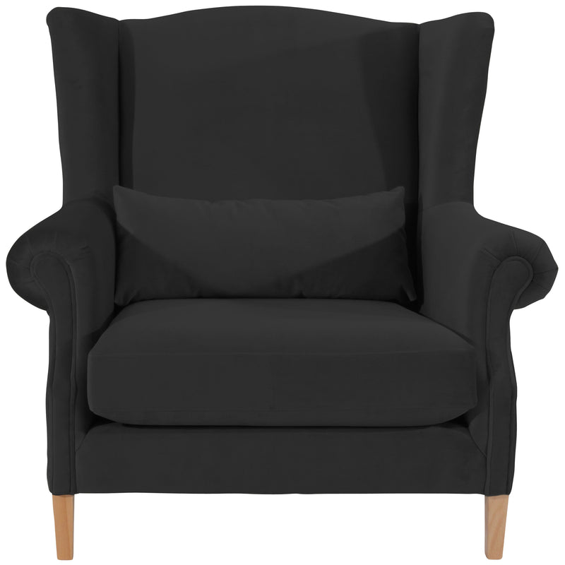 Max Winzer Grote Fauteuil Harvey zwart