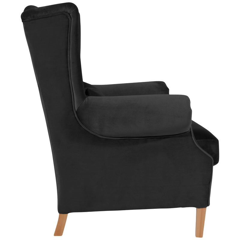 Max Winzer Grote Fauteuil Harvey zwart