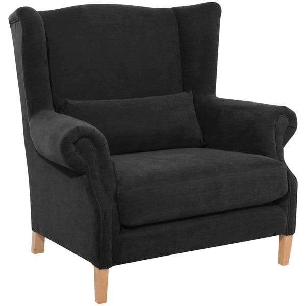 Max Winzer Grote Fauteuil Harvey zwart