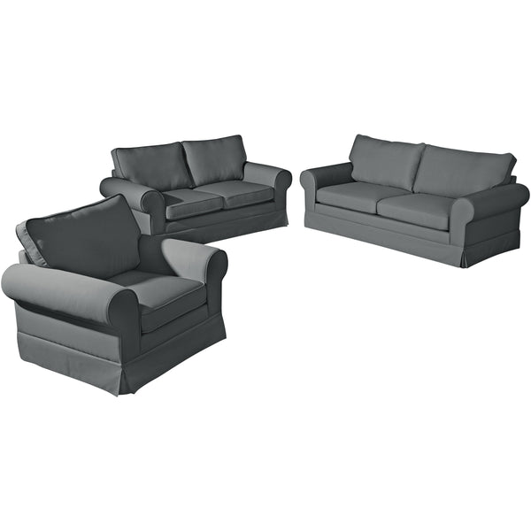 Max Winzer Sofa 2-zits incl. sierkussen Hillary antraciet