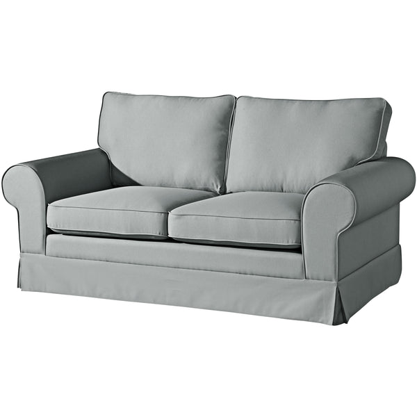 Max Winzer Sofa 2-Sitzer inkl. Zierkissen Hillary grau