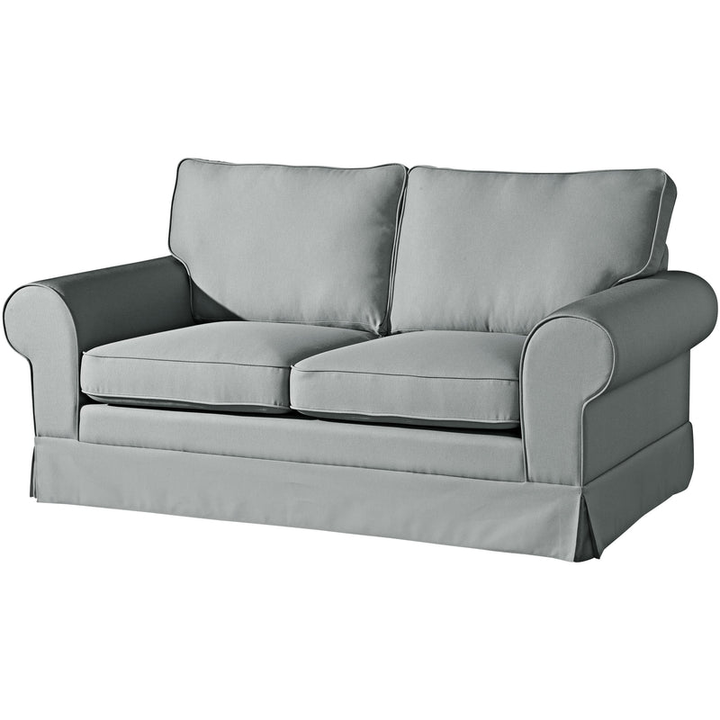 Max Winzer Sofa 2-Sitzer inkl. Zierkissen Hillary grau