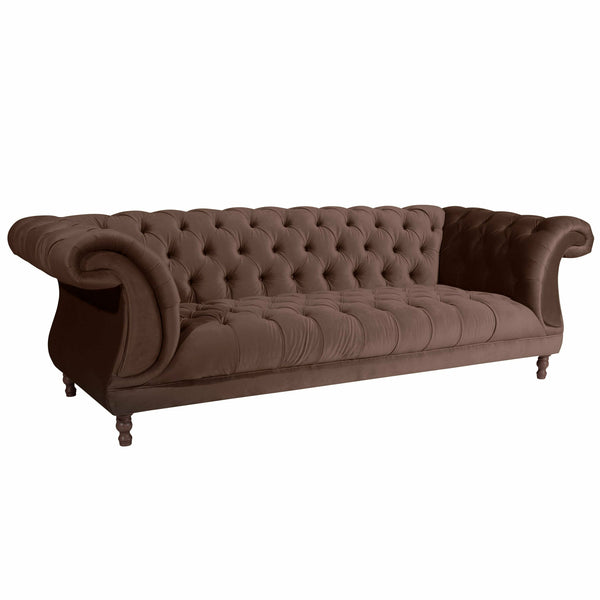 Max Winzer Sofa 3-Sitzer Ivette braun