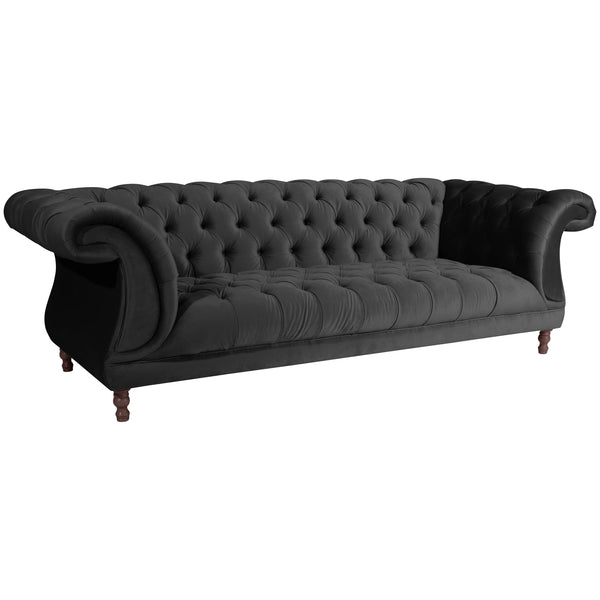 Max Winzer Sofa 3-Sitzer Ivette schwarz