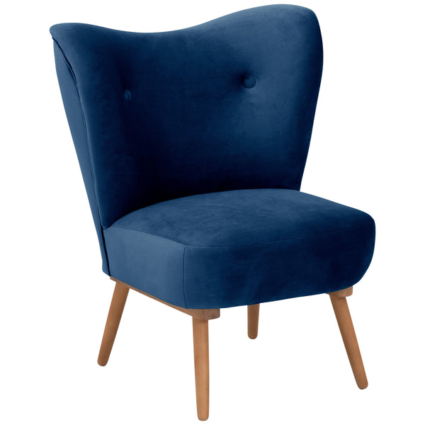 Fauteuil Jack bleu foncé de Max Winzer