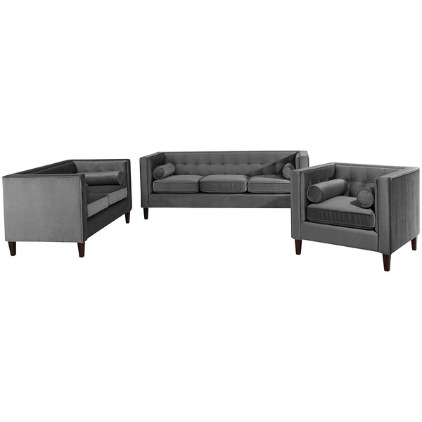 Max Winzer Sofa 3-Sitzer / Sofa 2-Sitzer / Sessel Jeronimo anthrazit