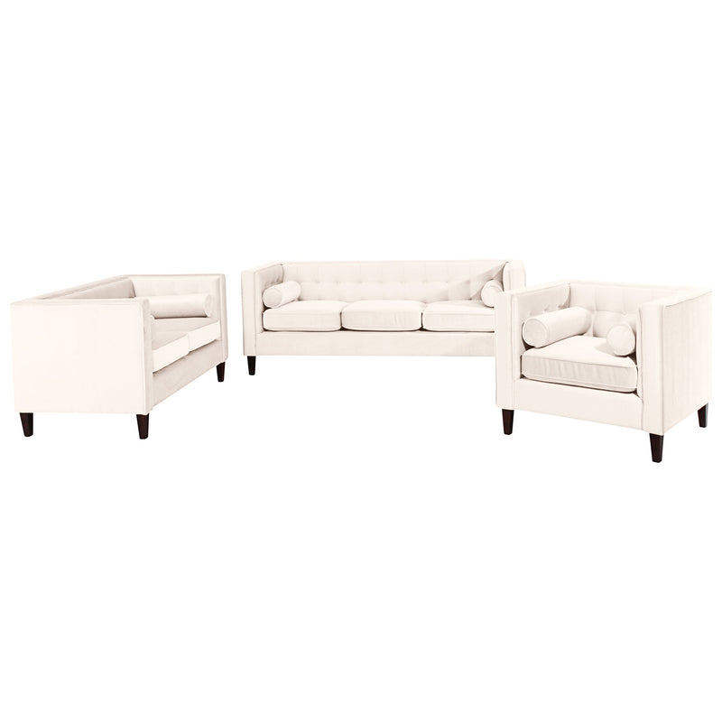 Max Winzer Sofa 3-Sitzer / Sofa 2-Sitzer / Sessel Jeronimo creme