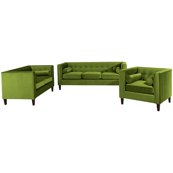 Max Winzer Sofa 3-Sitzer / Sofa 2-Sitzer / Sessel Jeronimo oliv