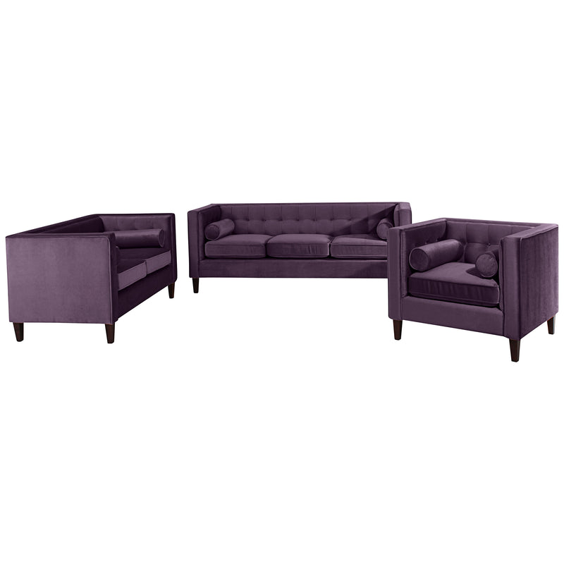 Max Winzer Sofa 3-zits / Sofa 2-zits / Fauteuil Jeronimo paars