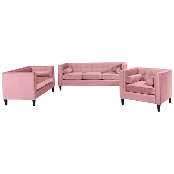 Max Winzer Sofa 3-Sitzer / Sofa 2-Sitzer / Sessel Jeronimo rosé