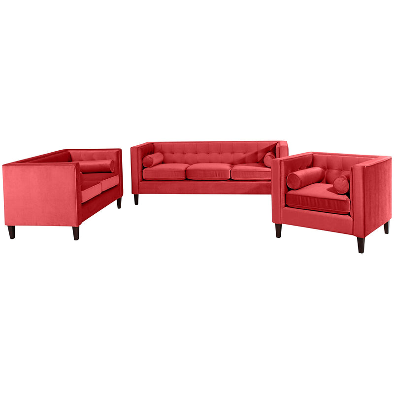 Max Winzer Sofa 3-zits / Sofa 2-zits / Fauteuil Jeronimo rood