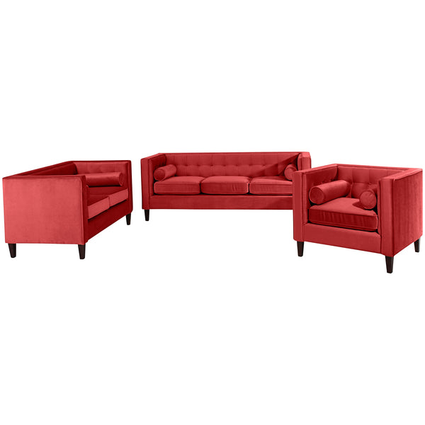 Max Winzer Sofa 3-Sitzer / Sofa 2-Sitzer / Sessel Jeronimo ziegel