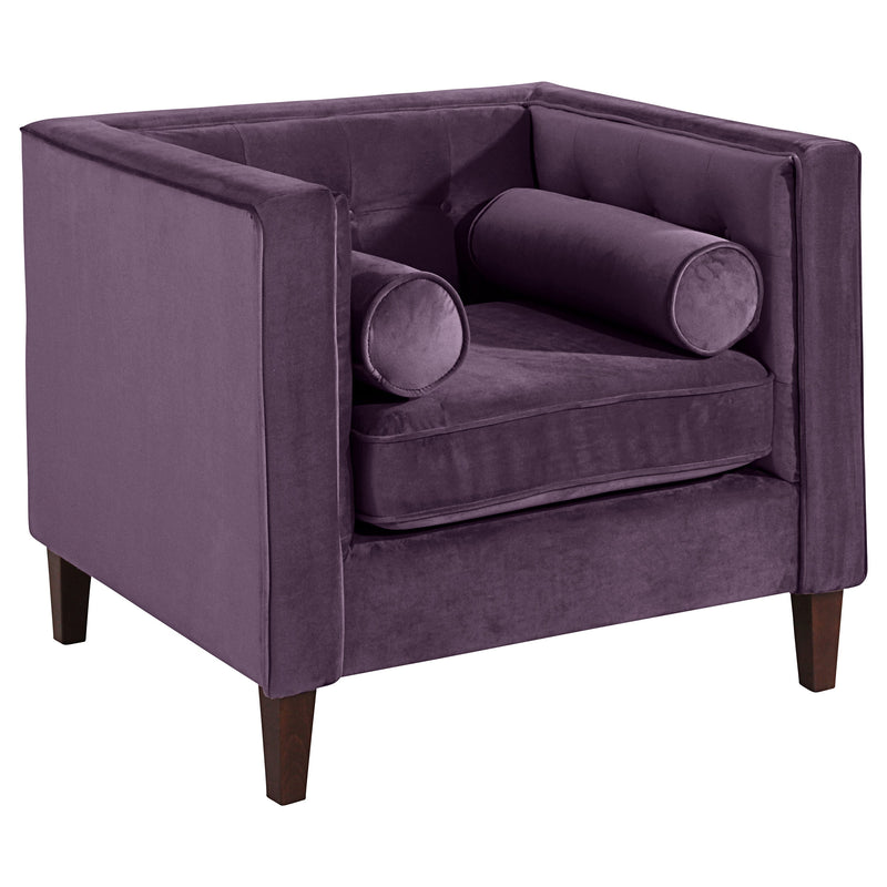 Fauteuil Max Winzer Jeronimo violet