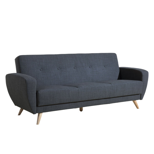 Max Winzer Sofa 3-Sitzer mit Bettfunktion Jerry blau