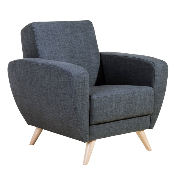 Fauteuil Jerry bleu de Max Winzer