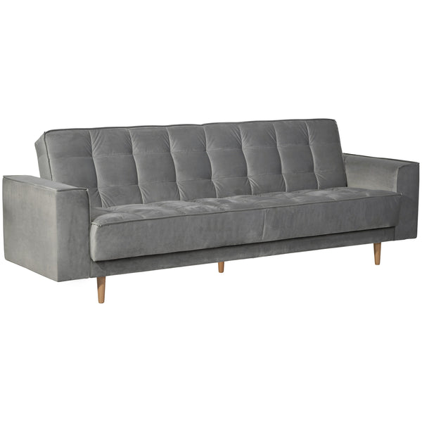 Max Winzer Sofa 3-Sitzer mit Bettfunktion Josephine grau