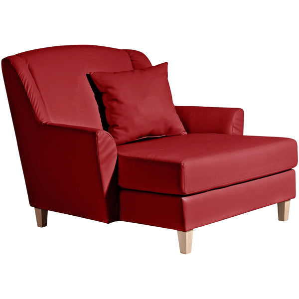 Max Winzer Grote fauteuil inclusief 1x sierkussen 55x55cm Judith chilli