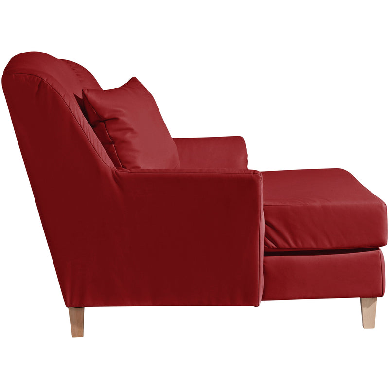 Max Winzer Grote fauteuil inclusief 1x sierkussen 55x55cm Judith chilli