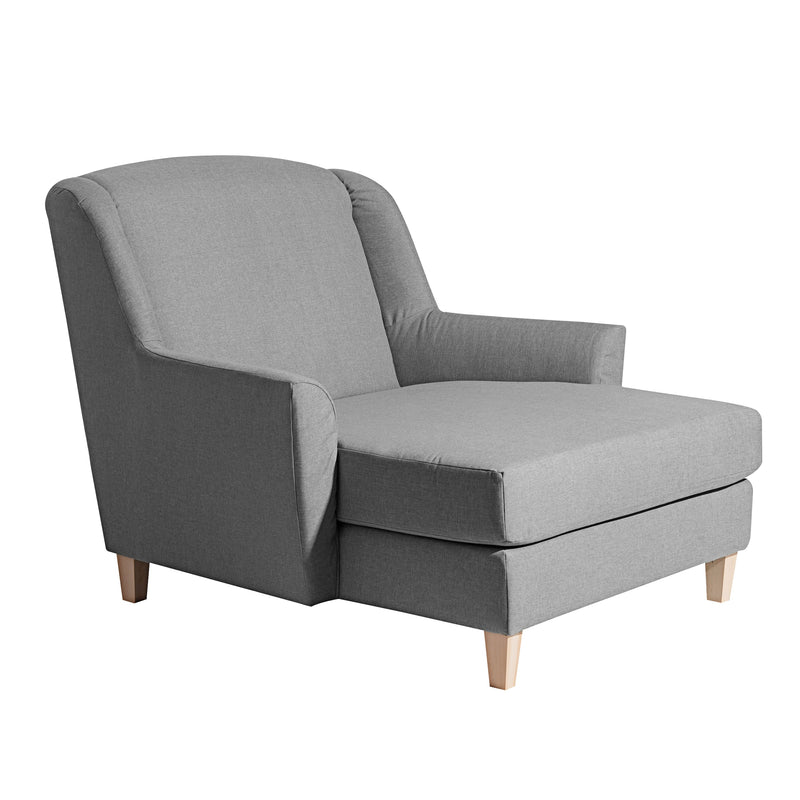 Max Winzer Grote fauteuil inclusief 1x sierkussen 55x55cm Judith grijs