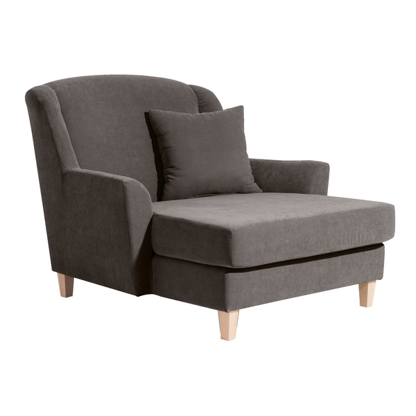 Fauteuil Max Winzer Big avec 1 coussin décoratif 55x55cm Judith Stein