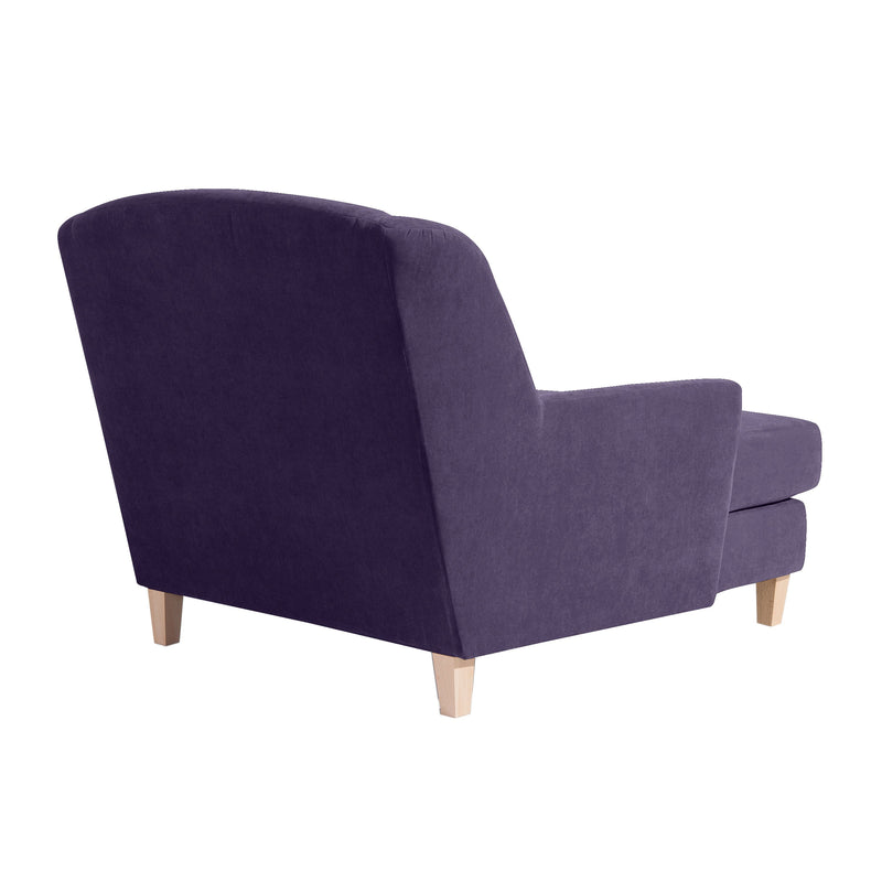 Fauteuil Max Winzer Big comprenant 1x coussin décoratif 55x55cm Judith violet