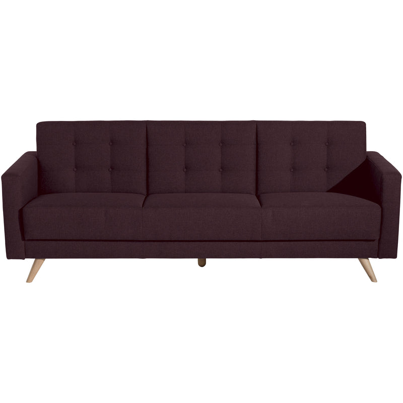 Max Winzer Sofa 3-Sitzer mit Bettfunktion Julian burgund