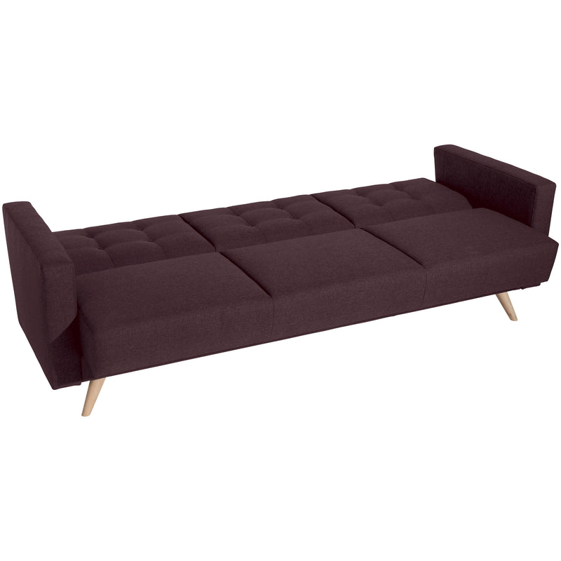 Max Winzer Sofa 3-Sitzer mit Bettfunktion Julian burgund