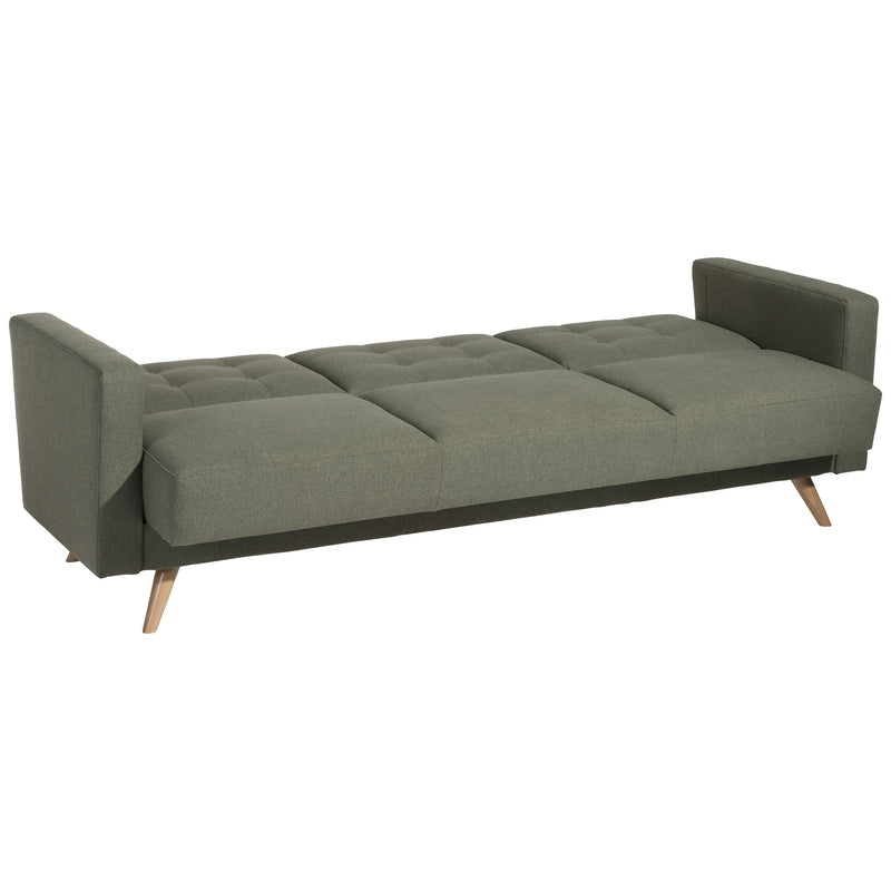 Max Winzer Sofa 3-Sitzer mit Bettfunktion Julian grün