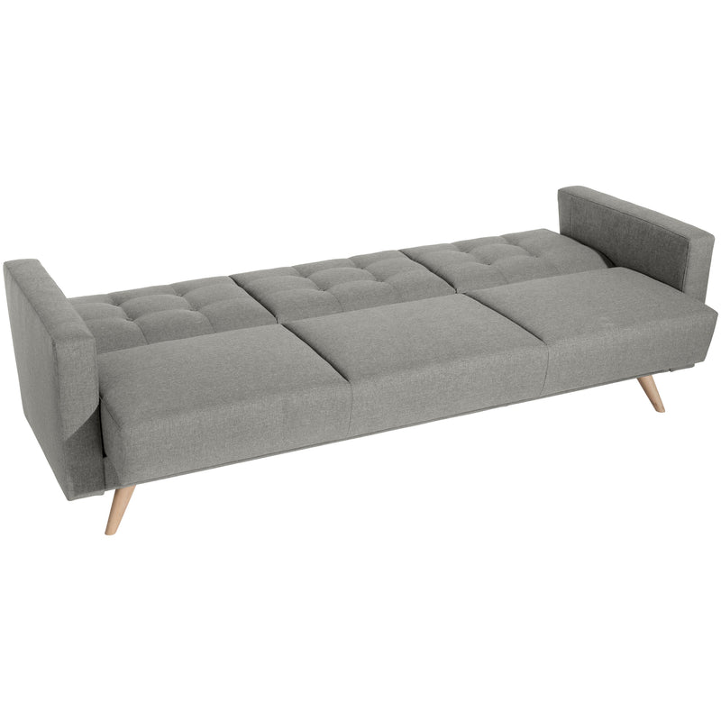 Max Winzer Sofa 3-zits met bedfunctie Julian lichtgrijs