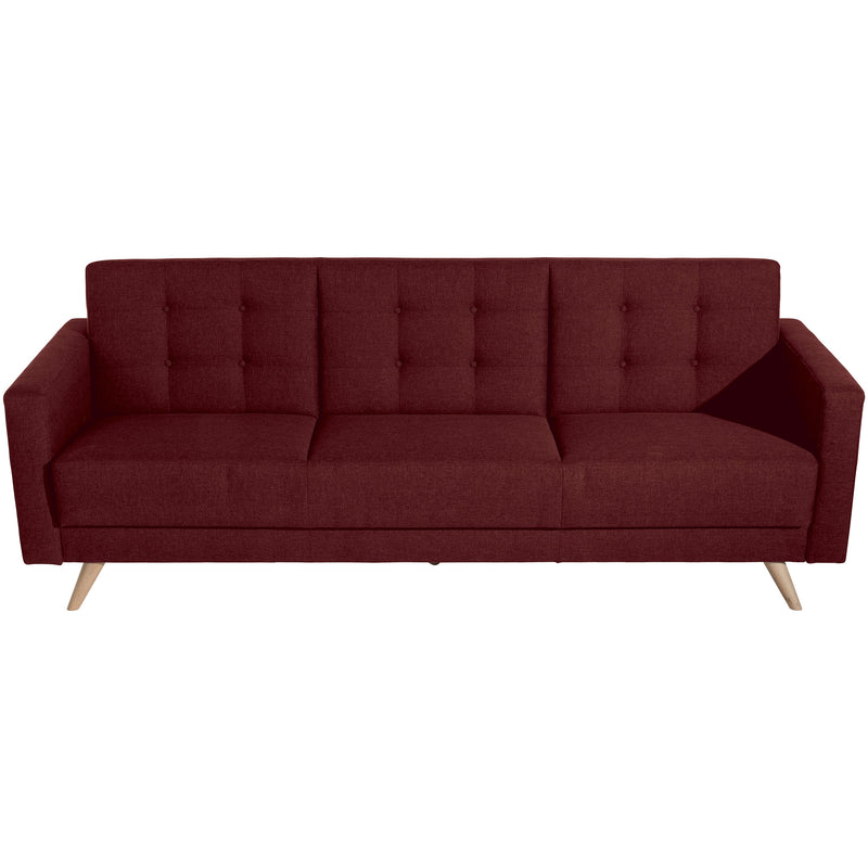 Max Winzer Sofa 3-zits met bedfunctie Julian rood