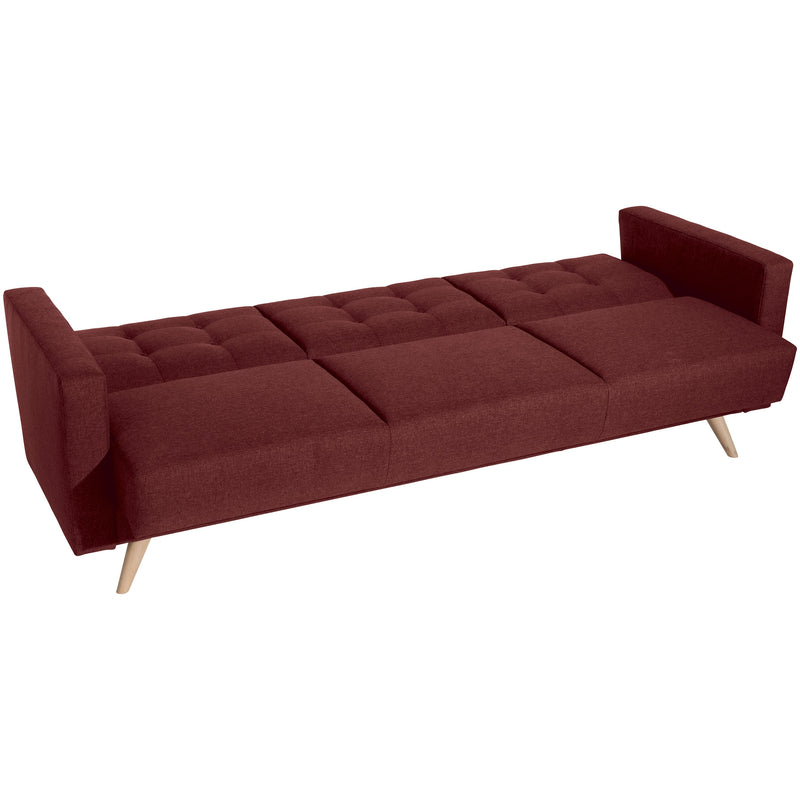 Max Winzer Sofa 3-zits met bedfunctie Julian rood