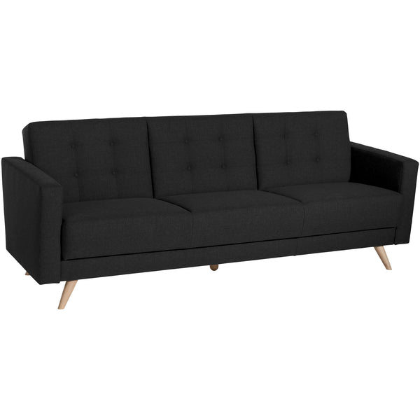 Max Winzer Sofa 3-zits met bedfunctie Julian zwart