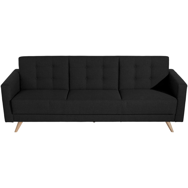 Max Winzer Sofa 3-Sitzer mit Bettfunktion Julian schwarz