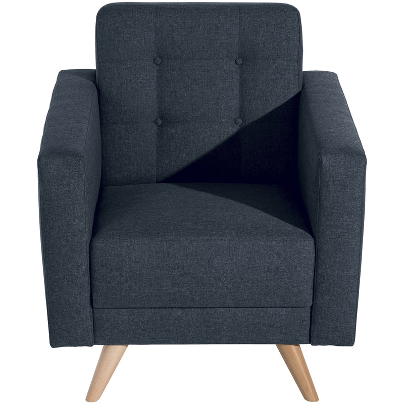 Fauteuil Julian bleu de Max Winzer