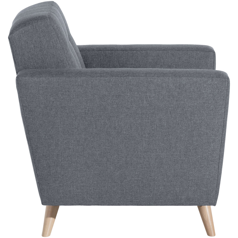 Fauteuil Julian en denim de Max Winzer