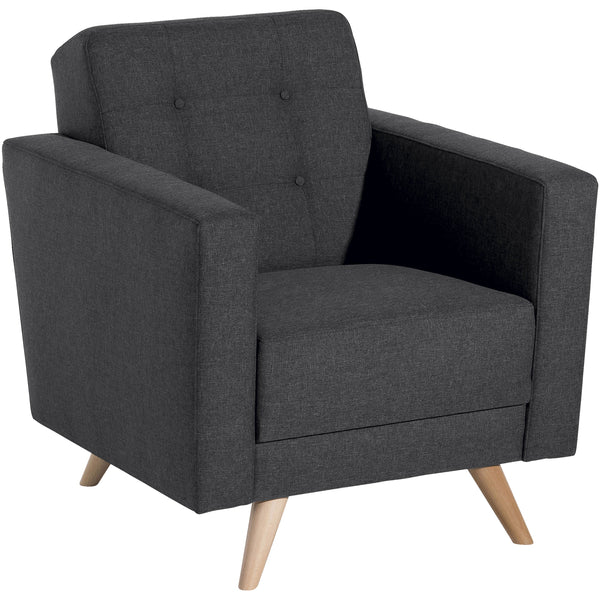 Fauteuil Julian graphite de Max Winzer