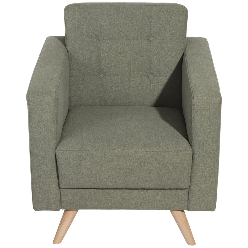 Fauteuil Julian vert de Max Winzer