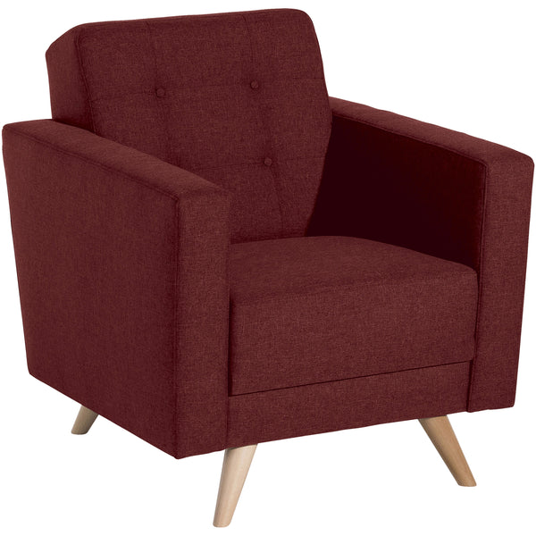 Fauteuil Julian rouge de Max Winzer