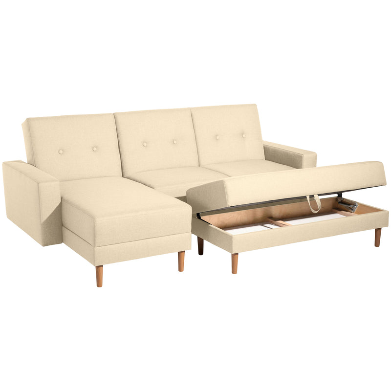 Max Winzer Funktionssofa mit Hocker Just Cool beige