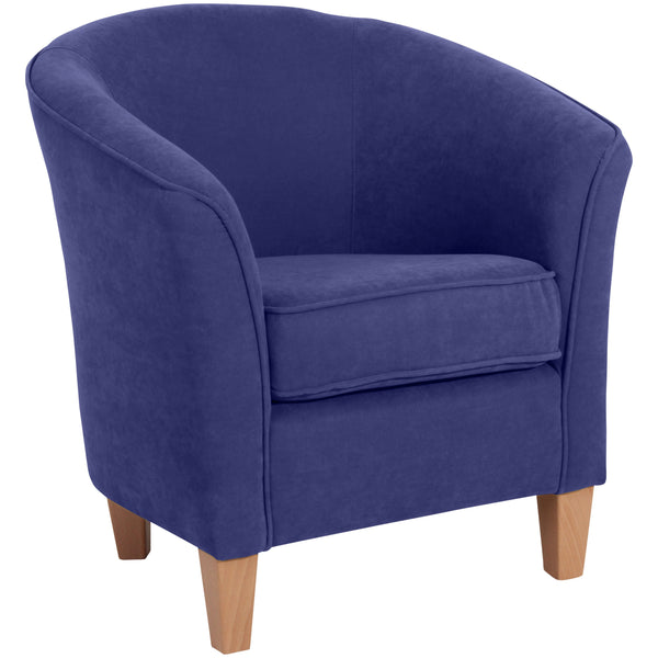 Max Winzer fauteuil Livia blauw