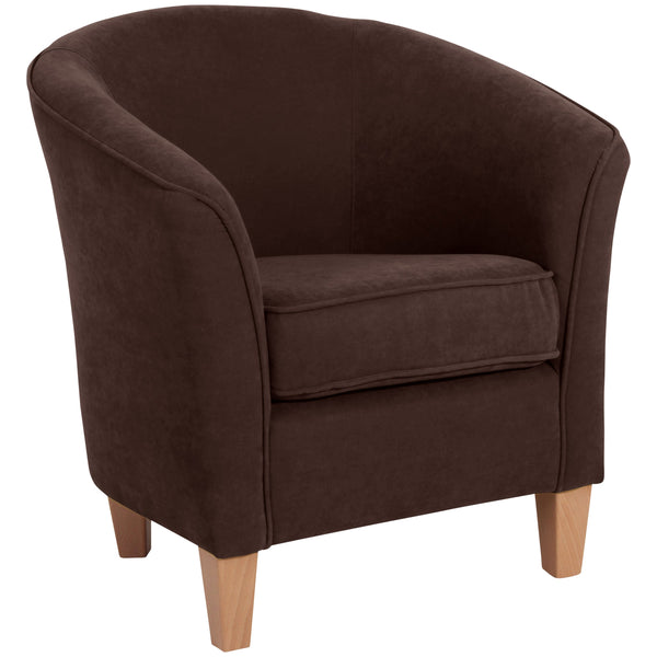 Fauteuil Livia marron de Max Winzer