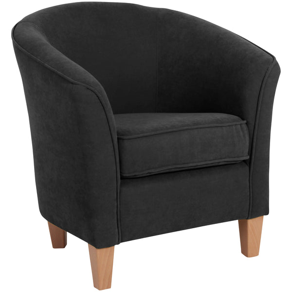 Max Winzer fauteuil Livia zwart