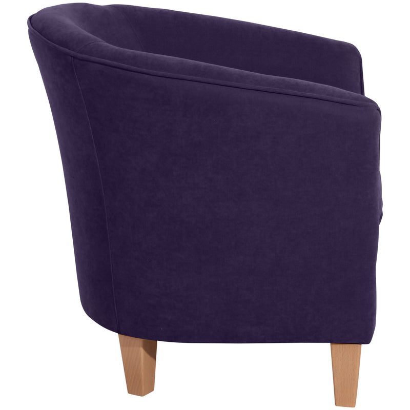 Fauteuil Max Winzer Livia violet