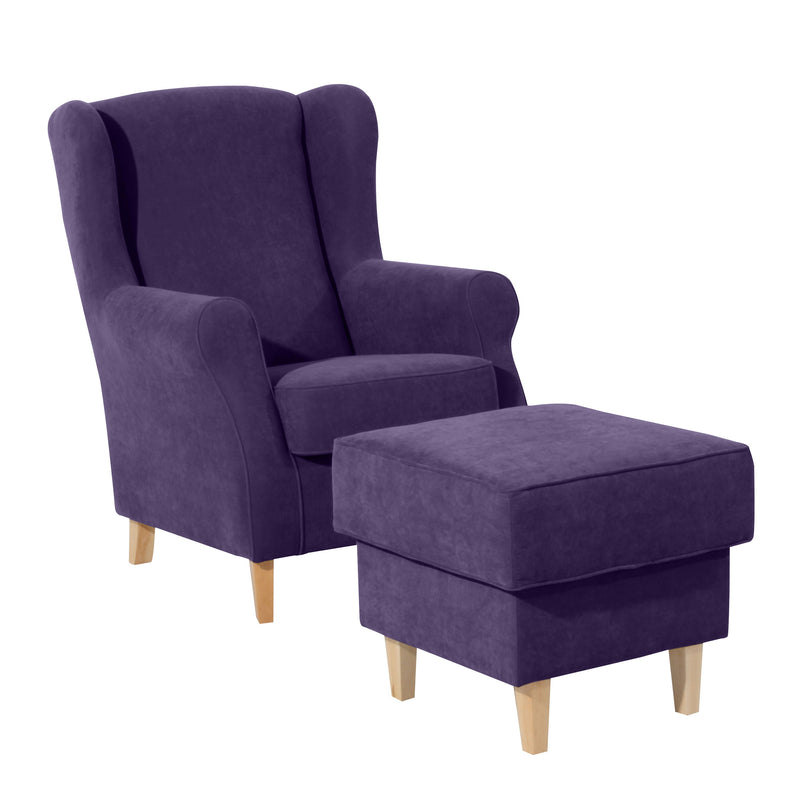 Max Winzer oorfauteuil Lorris violet