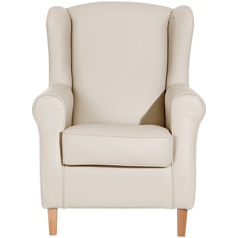 Fauteuil à oreilles Lorris beige de Max Winzer