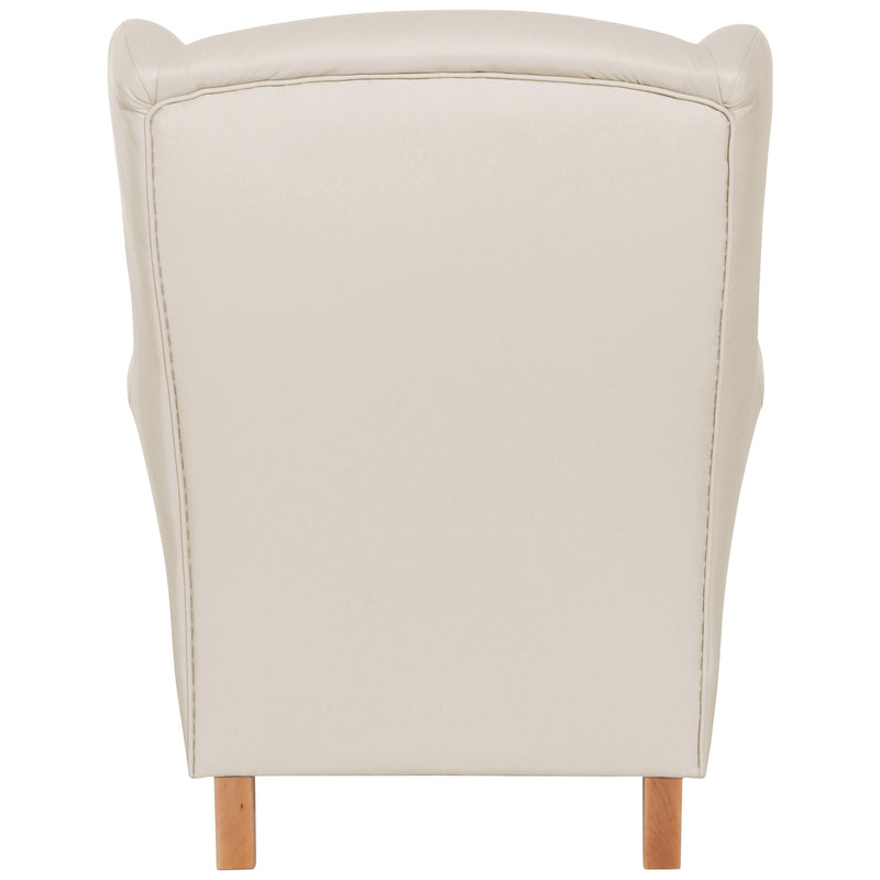 Fauteuil à oreilles Lorris beige de Max Winzer