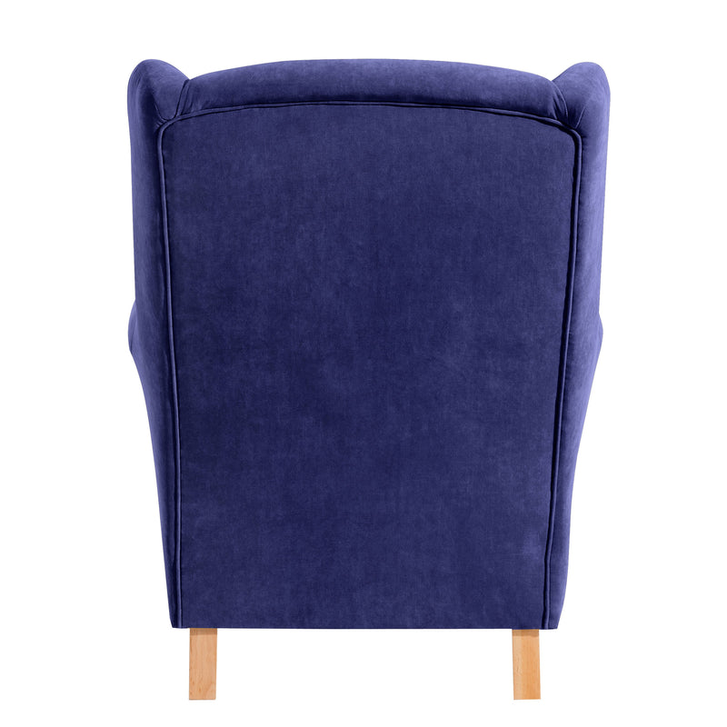 Max Winzer oorfauteuil Lorris blauw