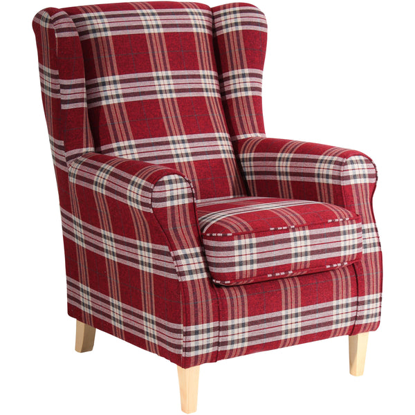 Max Winzer oorfauteuil Lorris rood