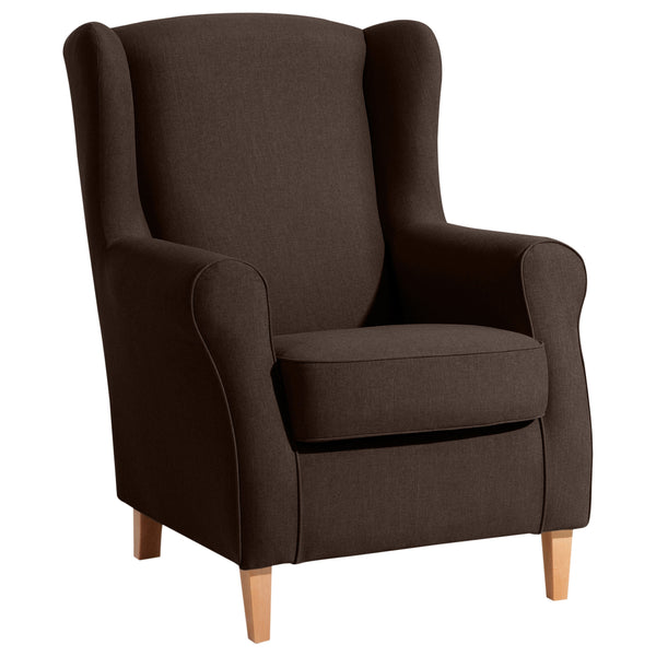 Max Winzer oorfauteuil Lorris chocolade