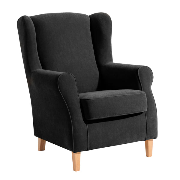 Max Winzer oorfauteuil Lorris zwart